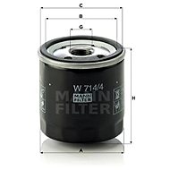 MANN-FILTER W714/4 for ALFA ROMEO, FIAT, LANCIA - Oil Filter