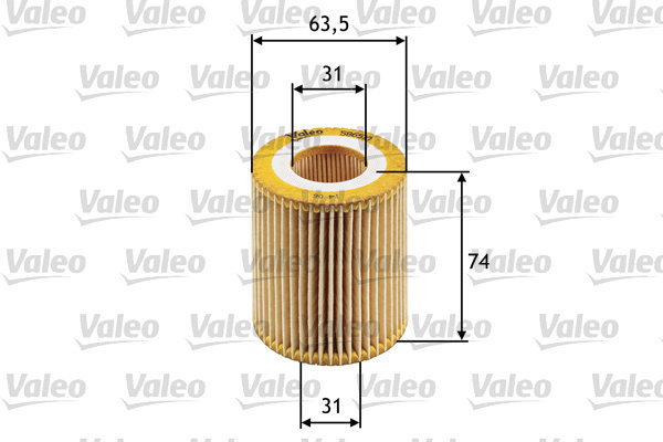 VALEO 586510 for ALFA ROMEO, CADILLAC, FIAT, OPEL, SAAB, SUZUKI - Oil Filter