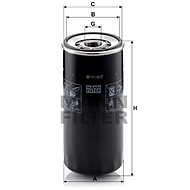MANN-FILTER W1170/7 - Oil Filter