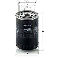 MANN-FILTER W936/4 - Oil Filter