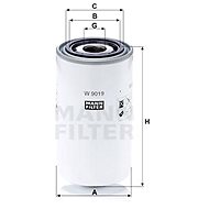 MANN-FILTER W9019 - Oil Filter