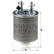 MANN-FILTER WK918/1 for RENAULT vehicles - Fuel Filter