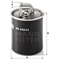 MANN-FILTER WK842/13 for MERCEDES-BENZ vehicles - Fuel Filter