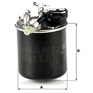 MANN-FILTER WK820/17 for MERCEDES-BENZ vehicles - Fuel Filter
