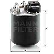 MANN-FILTER WK820/20 for MERCEDES-BENZ vehicles - Fuel Filter