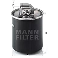 MANN-FILTER WK842/17 for MERCEDES-BENZ vehicles - Fuel Filter