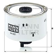 MANN-FILTER WK8022x for LAND ROVER vehicles - Fuel Filter