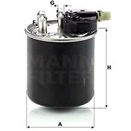 MANN-FILTER WK820/14 for INFINITI; MERCEDES-BENZ - Fuel Filter