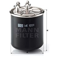 MANN-FILTER WK820/1 for CHRYSLER; MERCEDES-BENZ - Fuel Filter