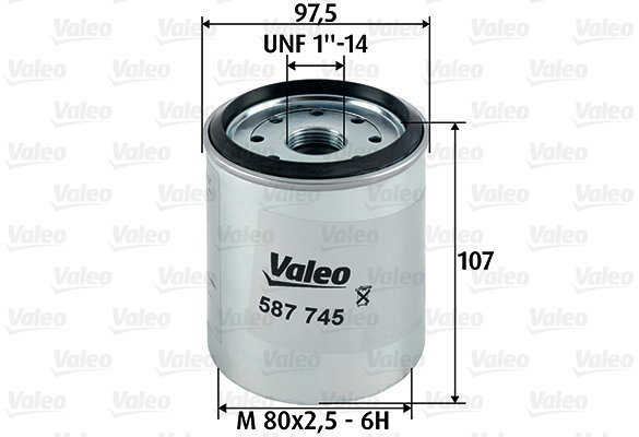VALEO 587745 for CHRYSLER; JEEP - Fuel Filter