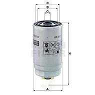 MANN-FILTER WK854/7 for CHRYSLER vehicles - Fuel Filter
