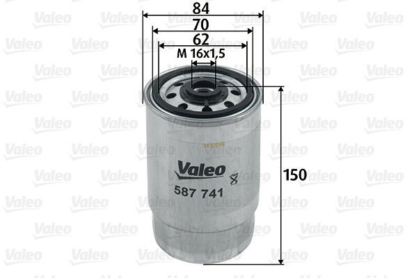 VALEO 587741 for HYUNDAI; KIA - Fuel Filter
