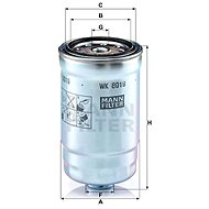 MANN-FILTER WK8019 for HYUNDAI; KIA - Fuel Filter