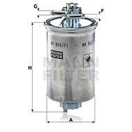MANN-FILTER WK853/11 for FORD; SEAT; VW - Fuel Filter