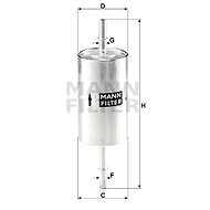 MANN-FILTER WK614/46 for FORD; MAZDA; VOLVO - Fuel Filter