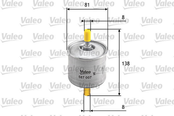 VALEO 587007 for FORD cars; - Fuel Filter