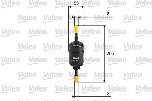 VALEO 587023 for FORD cars; - Fuel Filter