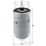 MANN-FILTER WK842/11 for AUDI; SKODA; VW - Fuel Filter