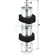 MANN-FILTER WK6003 for AUDI; PORSCHE - Fuel Filter