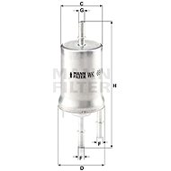 MANN-FILTER WK69 for AUDI; KTM; SEAT; SKODA; VW - Fuel Filter