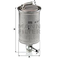 MANN-FILTER WK853/17 for AUDI vehicles - Fuel Filter