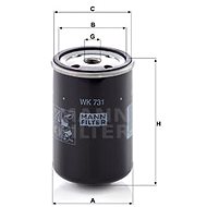 MANN-FILTER WK731 - Fuel Filter