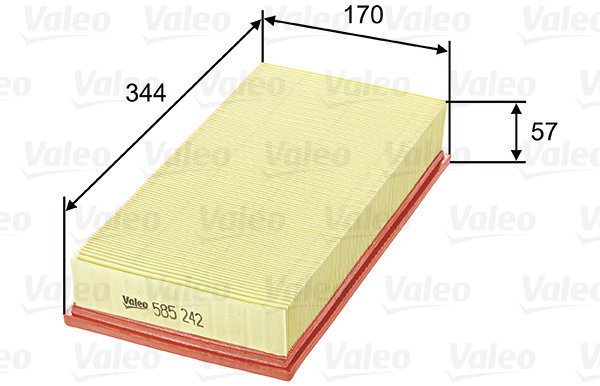 VALEO 585242 for VOLVO - Air Filter