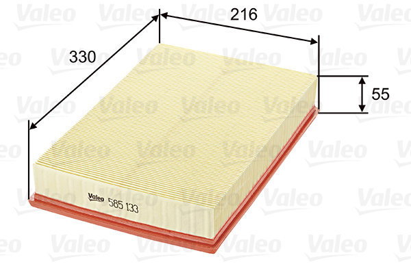 VALEO 585133 for VOLVO - Air Filter
