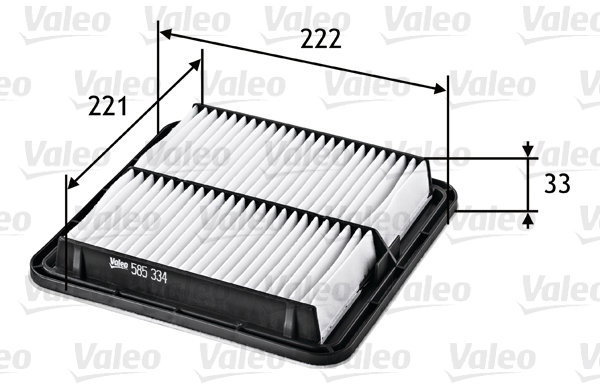 VALEO 585334 for SUBARU - Air Filter