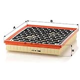 MANN-FILTER C29012 for OPEL;SAAB - Air Filter