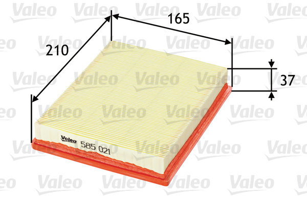 VALEO 585021 for OPEL - Air Filter