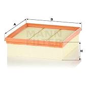 MANN-FILTER C20106/4 for OPEL - Air Filter
