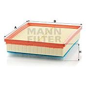MANN-FILTER C29168 for NISSAN;OPEL;RENAULT - Air Filter