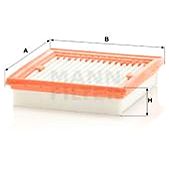 MANN-FILTER C1618 for NISSAN - Air Filter