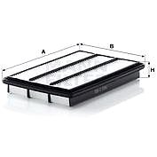 MANN-FILTER C3766 for MITSUBISHI - Air Filter