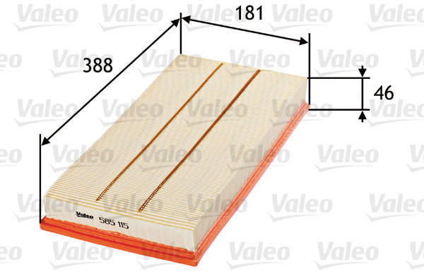 VALEO 585115 for MERCEDES-BENZ - Air Filter