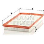 MANN-FILTER C4265 for MERCEDES-BENZ - Air Filter