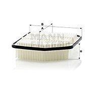 MANN-FILTER C24007 for LEXUS;TOYOTA - Air Filter