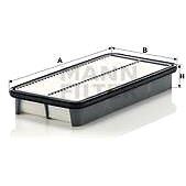 MANN-FILTER C31101/1 for LEXUS;PONTIAC;TOYOTA - Air Filter