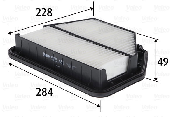 VALEO 585461 for CHEVROLET; OPEL - Air Filter