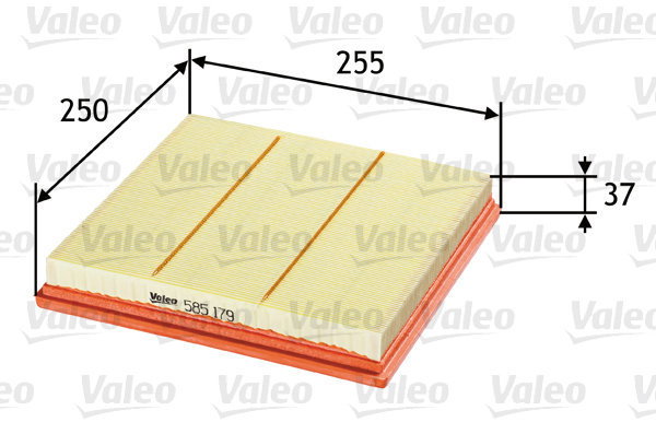 VALEO 585179 for CHEVROLET; OPEL - Air Filter