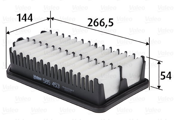 VALEO 585453 for HYUNDAI; KIA - Air Filter
