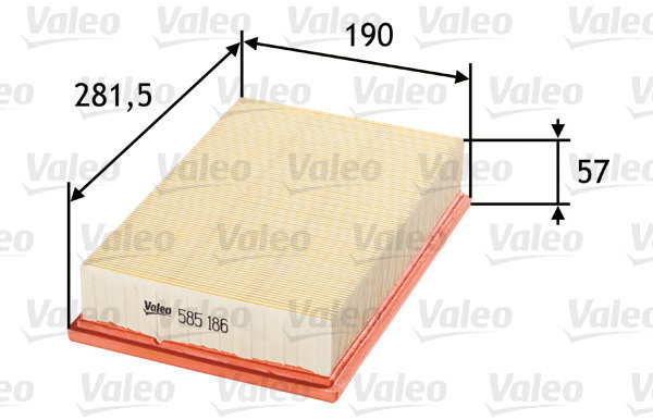 VALEO 585186 for FORD;VOLVO - Air Filter