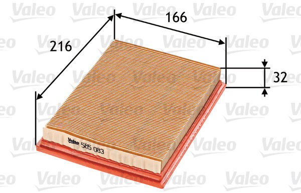 VALEO 585083 for FORD; MAZDA; MINI - Air Filter