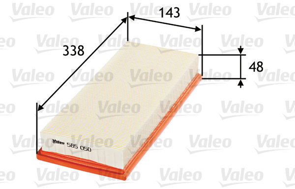 VALEO 585050 for FORD; LTI - Air Filter