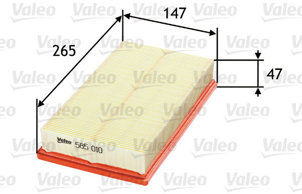 VALEO 585010 for FORD - Air Filter
