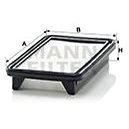 MANN-FILTER C23004 for FIAT; SUZUKI - Air Filter