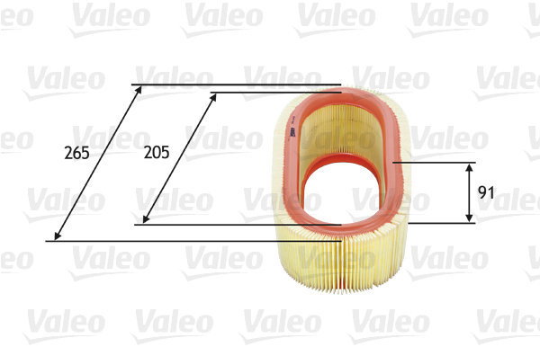 VALEO 585647 for DACIA; LEXUS; RENAULT - Air Filter