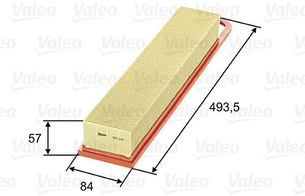 VALEO 585247 for CITROËN; MINI; PEUGEOT - Air Filter