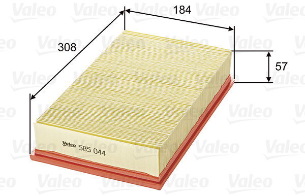 VALEO 585044 for AUDI; VW - Air Filter
